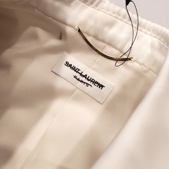 *HOLIDAY FINAL PRICE DROP* NWT$4,590 Saint Laurent Silk Satin Blazer Jacket Sz 8 - Picture 9 of 16